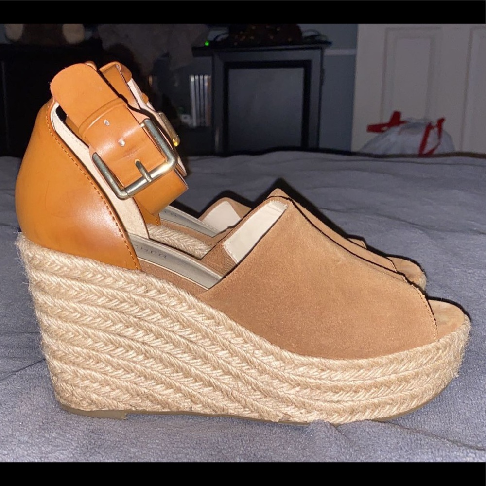 marc fisher cala espadrille platform sandals SZ 7 - Picture 3 of 7